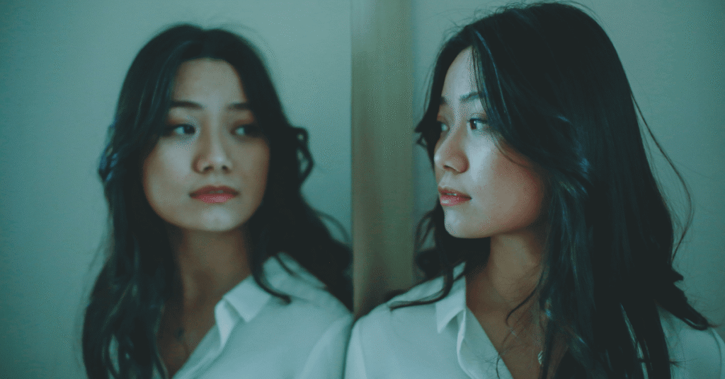 girl mirror